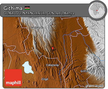 Physical 3D Map of Githima