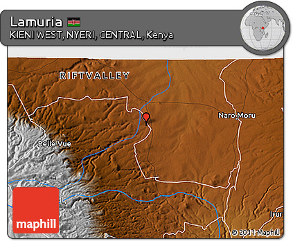 Physical 3D Map of Lamuria