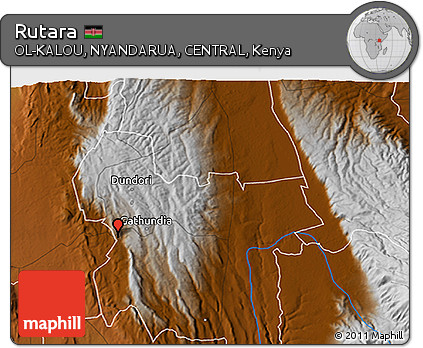 Physical 3D Map of Rutara