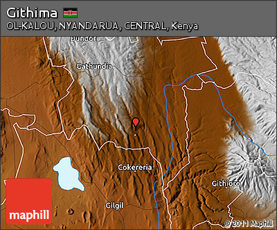Physical 3D Map of Githima