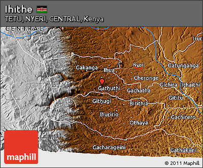 Physical 3D Map of Ihithe