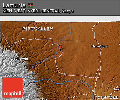 Physical 3D Map of Lamuria