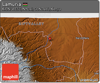 Physical 3D Map of Lamuria