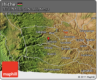 Satellite 3D Map of Ihithe