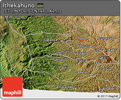 Satellite 3D Map of Ithekahuno