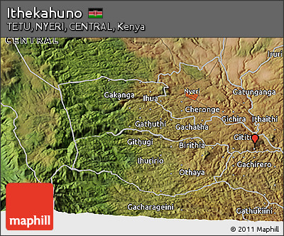 Satellite 3D Map of Ithekahuno