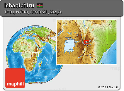 Physical Location Map of Ichagichiru
