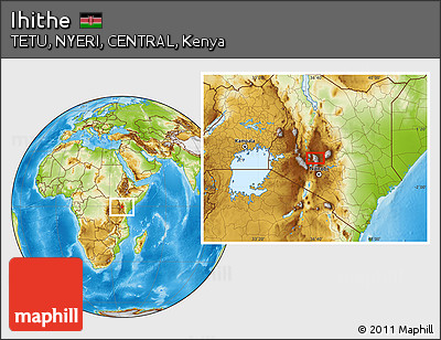 Physical Location Map of Ihithe