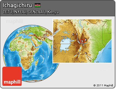 Physical Location Map of Ichagichiru