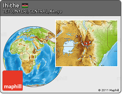 Physical Location Map of Ihithe