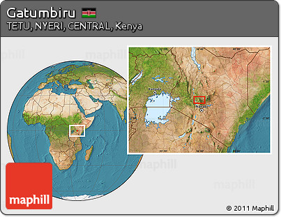 Satellite Location Map of Gatumbiru