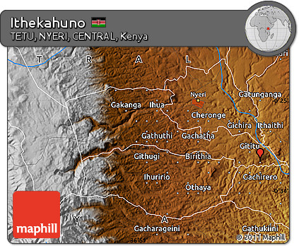 Physical Map of Ithekahuno
