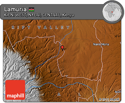 Physical Map of Lamuria