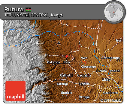 Physical Map of Rutura