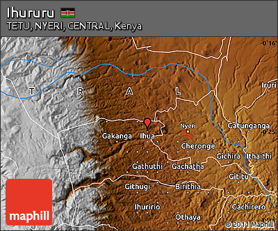 Physical Map of Ihururu