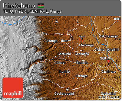 Physical Map of Ithekahuno
