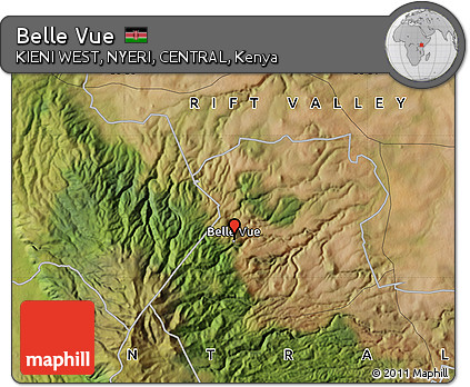 Satellite Map of Belle Vue