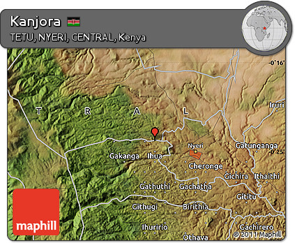Satellite Map of Kanjora
