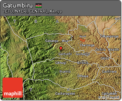 Satellite Map of Gatumbiru