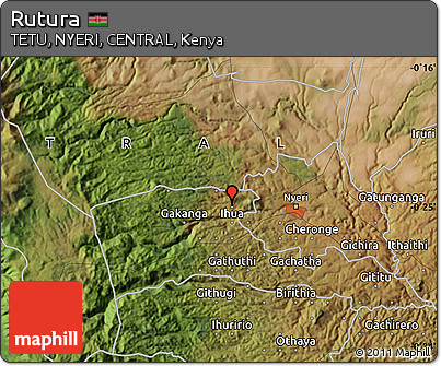 Satellite Map of Rutura