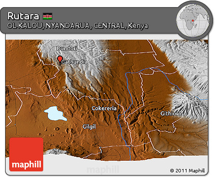 Physical Panoramic Map of Rutara