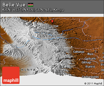 Physical Panoramic Map of Belle Vue