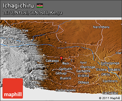 Physical Panoramic Map of Ichagichiru