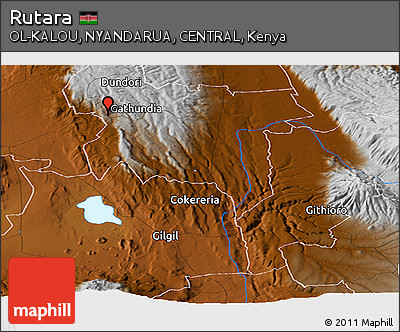 Physical Panoramic Map of Rutara