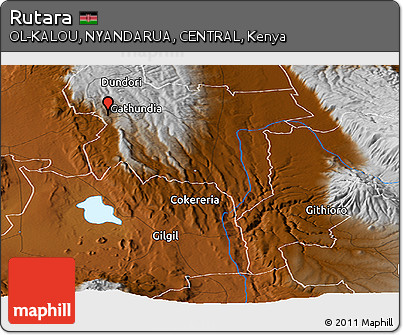 Physical Panoramic Map of Rutara
