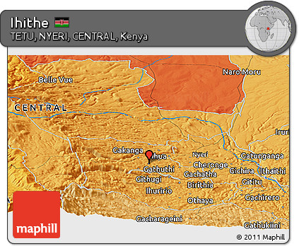 Political Panoramic Map of Ihithe