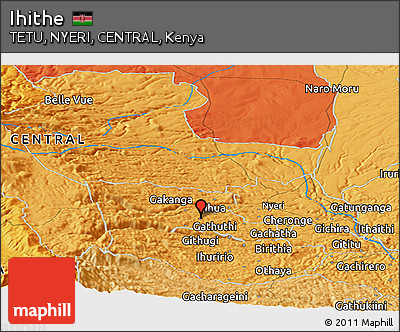 Political Panoramic Map of Ihithe