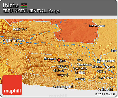 Political Panoramic Map of Ihithe