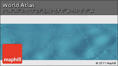 Satellite Panoramic Map of the Area around 0° 21' 0" S, 36° 28' 30" W