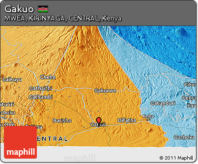 Political Panoramic Map of Gakuo