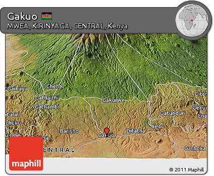 Satellite Panoramic Map of Gakuo