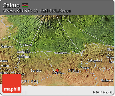 Satellite Panoramic Map of Gakuo