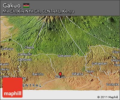 Satellite Panoramic Map of Gakuo