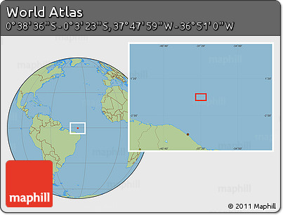 Savanna Style Location Map of the Area around 0° 21' 0" S, 37° 19' 30" W