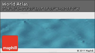 Satellite Panoramic Map of the Area around 0° 21' 0" S, 37° 19' 30" W