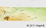 Physical Panoramic Map of the area around 0° 21' 0" S, 38° 19' 30" E