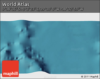 Satellite 3D Map of the Area around 0° 21' 0" S, 39° 1' 29" W