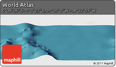 Satellite Panoramic Map of the Area around 0° 21' 0" S, 39° 1' 29" W