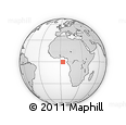 Outline Map of the Area around 0° 21' 0" S, 3° 28' 30" E, rectangular outline