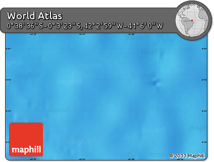 Physical Map of the Area around 0° 21' 0" S, 41° 34' 30" W