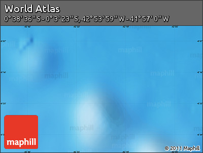 Physical Map of the Area around 0° 21' 0" S, 42° 25' 29" W