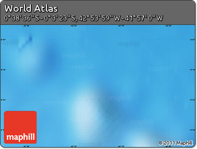 Physical Map of the Area around 0° 21' 0" S, 42° 25' 29" W