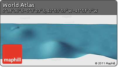 Satellite Panoramic Map of the Area around 0° 21' 0" S, 42° 25' 29" W