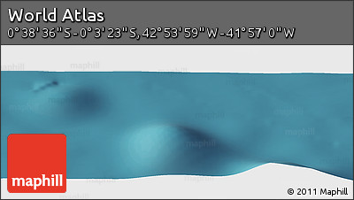 Satellite Panoramic Map of the Area around 0° 21' 0" S, 42° 25' 29" W