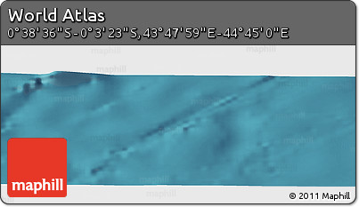 Satellite Panoramic Map of the Area around 0° 21' 0" S, 44° 16' 29" E