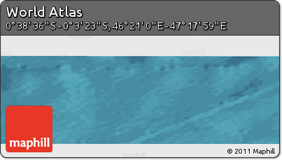 Satellite Panoramic Map of the Area around 0° 21' 0" S, 46° 49' 30" E
